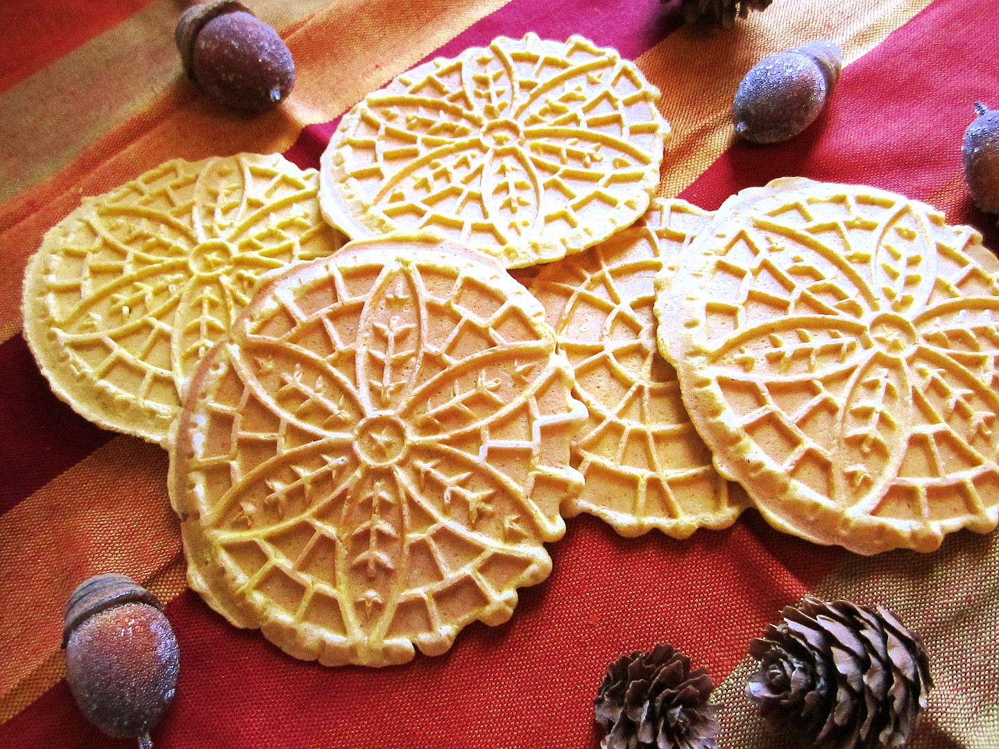 Italian pizzelle cookies