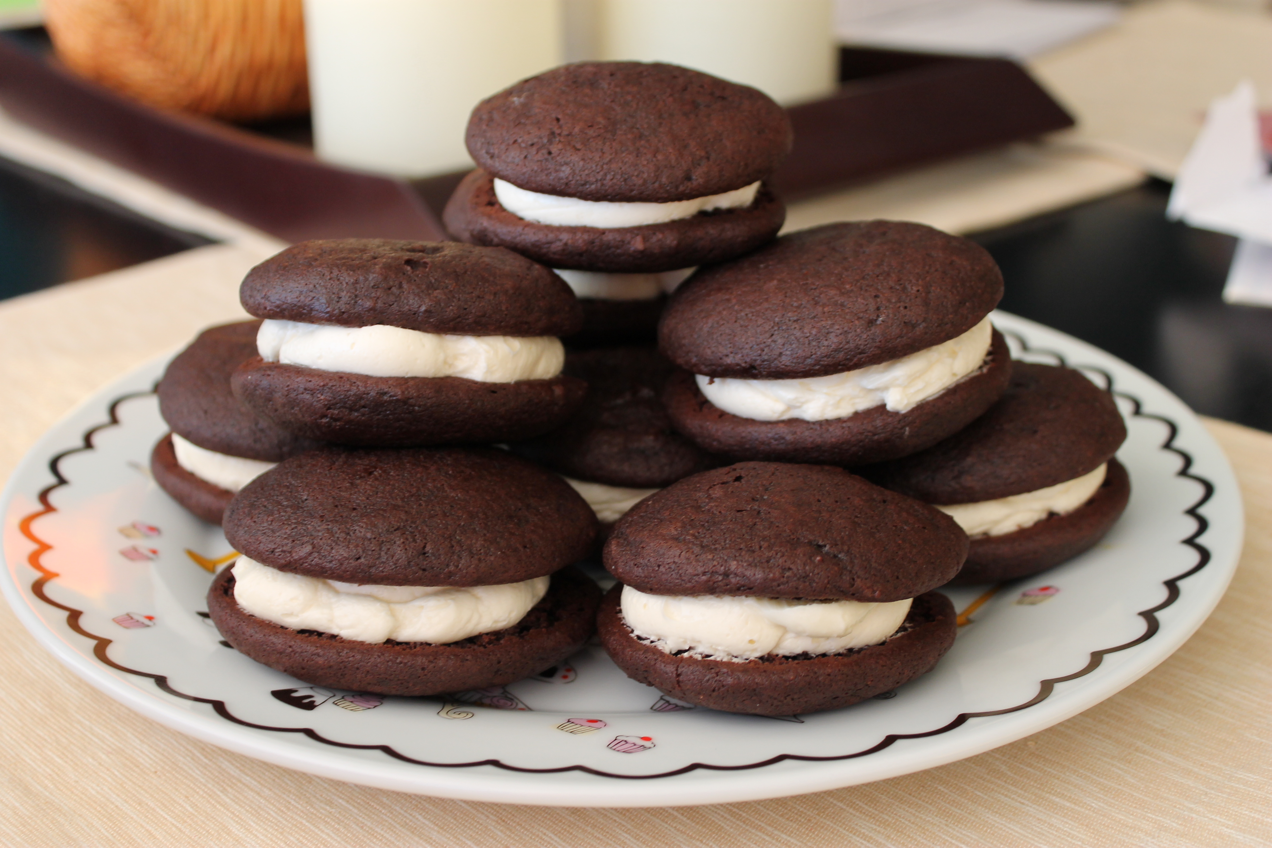 Chocolate whoopie pies